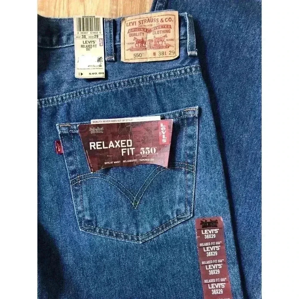 Men's Levis 505 38x29 NWT ( 36X28???) - Picture 4 of 9